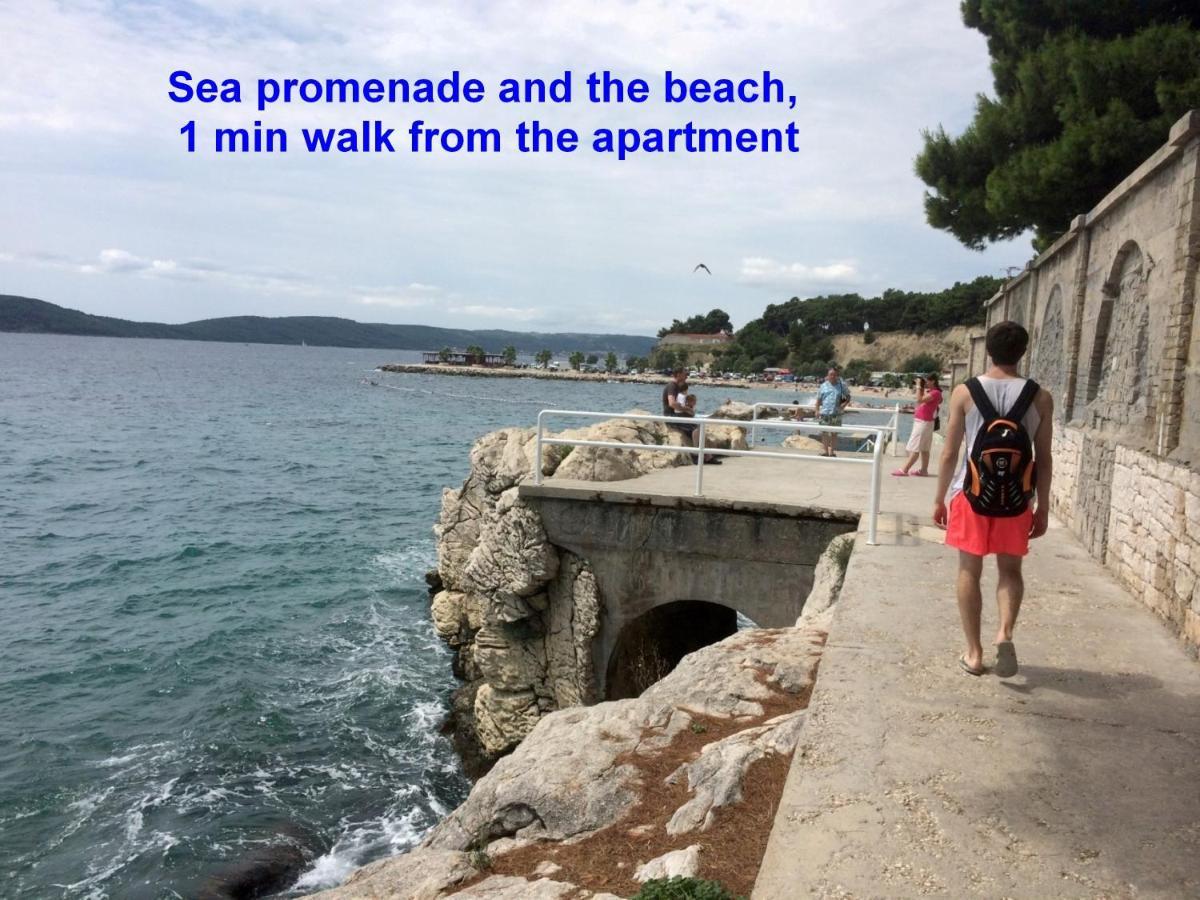 Beachfront Apartment Milan, With Balcony Split Ngoại thất bức ảnh