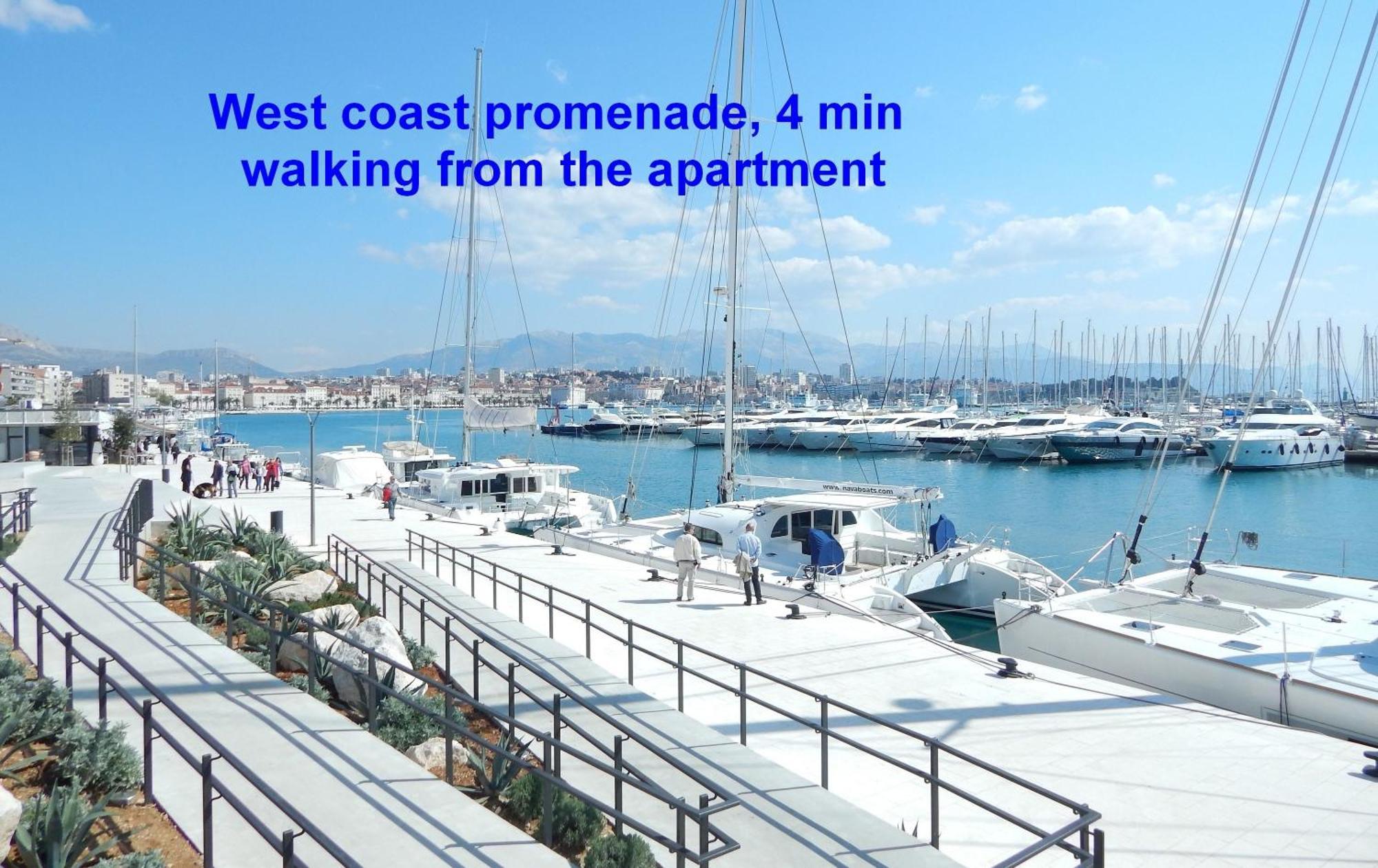 Beachfront Apartment Milan, With Balcony Split Ngoại thất bức ảnh