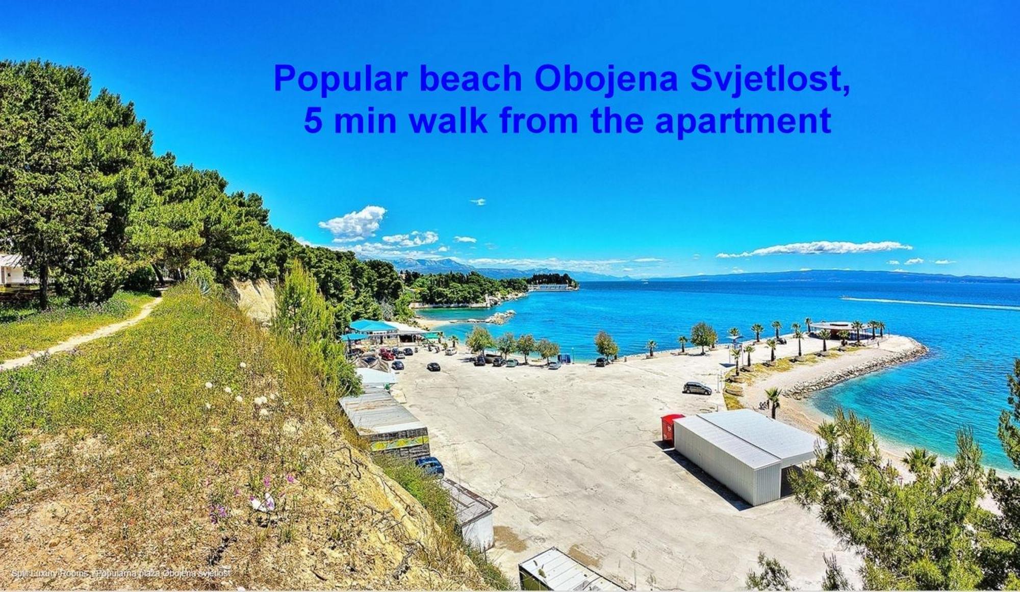 Beachfront Apartment Milan, With Balcony Split Ngoại thất bức ảnh